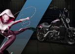 Harley-Davidson с 25 мотора за героите на Marvel (галерия) 15