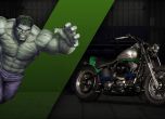 Harley-Davidson с 25 мотора за героите на Marvel (галерия) 20