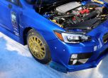 Subaru Impreza прелетя по писта за бобслей в Швейцария  3