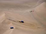 Silk Way Rally 2017, етап 9: силен ден за българите, Льоб се размаза 4