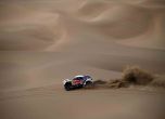 Silk Way Rally 2017, етап 9: силен ден за българите, Льоб се размаза 9