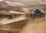 Сайнц, Депре и Петерханзел с Mini на рали 