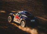 Сайнц, Депре и Петерханзел с Mini на рали 