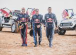 Сайнц, Депре и Петерханзел с Mini на рали 