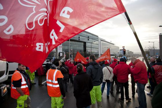 24-часова стачка парализира Белгия Снимка:БГНЕС