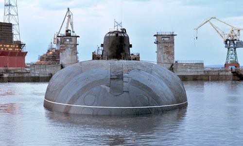 Руската многоцелева атомна подводница (АП) К-119 „Воронеж”