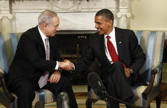 Бенямин Нетаняху и Барак Обама в Белия дом