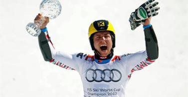 Хиршер е петият австриец със Световната купа при алпийците
