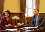 Мария Даманаки сe срещна с министър Найденов. Снимка: МЗХ