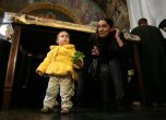 Хиляди софиянци се стекоха в столичните храмове на днешния ден. Снимка БГНЕС.