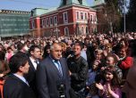 Бойко Борисов на празника на Кюстендил. Снимка: БГНЕС