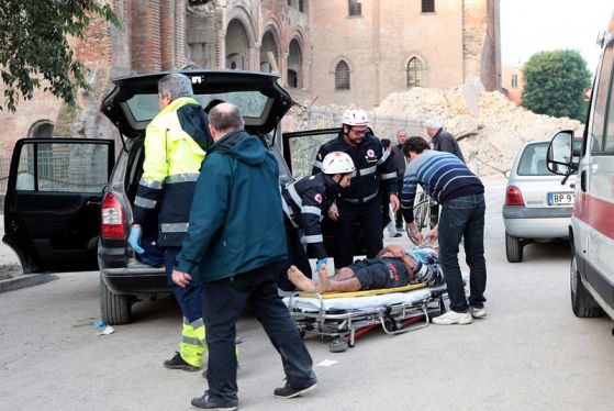 Земетресение в Италия взе 3 жертви. Ранени са около 50 души. Снимка: БГНЕС