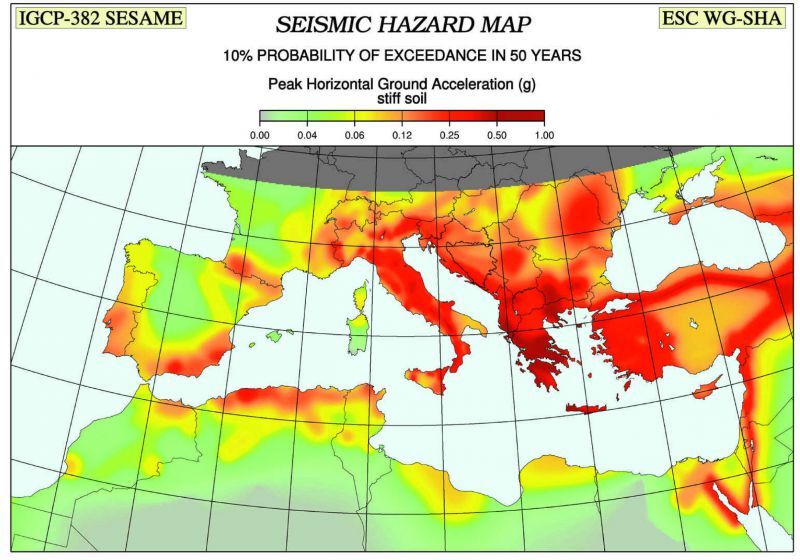 Балканите са сред една от най-сеизмичните зони в Европа. 