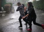 Вятърът взе жертва, риск от наводнения в Хасково и Кърджали (снимки)