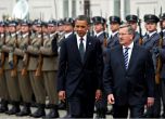 Обама и полският президент Коморовски, Снимка: http://www.nytimes.com