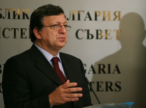 Председателят на ЕК Жозе Мануел Барозу, Снимка: БГНЕС, Архив