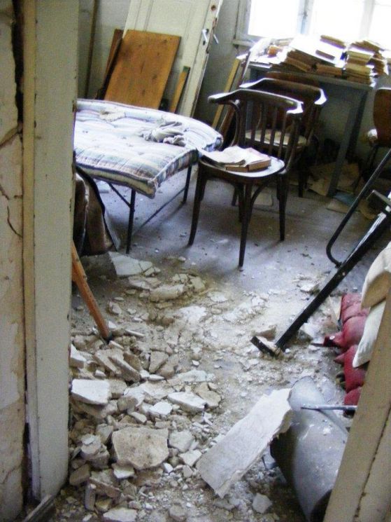 Манастирът в Кладница е силно повреден след земетресението на 22 май