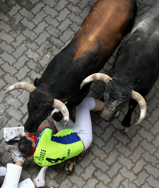 Петима ранени при препускане с бикове в Испания, Снимка: ЕРА/БГНЕС