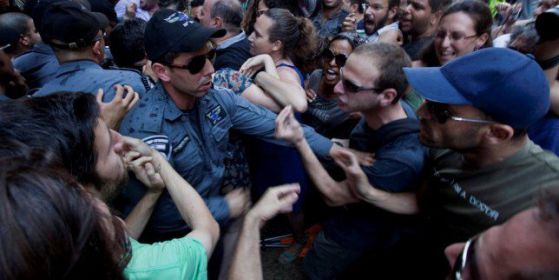 Протести в Израел. Снимка: БГНЕС
