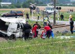 Тежка катастрофа между микробус и влак в Полша, Снимка: БГНЕС