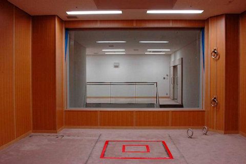 Стаята за изпълнение на смъртни присъди в Токио. Снимка:amnesty.org