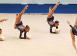 Българският ансамбъл по художествена гимнастика. Снимка: БГНЕС
