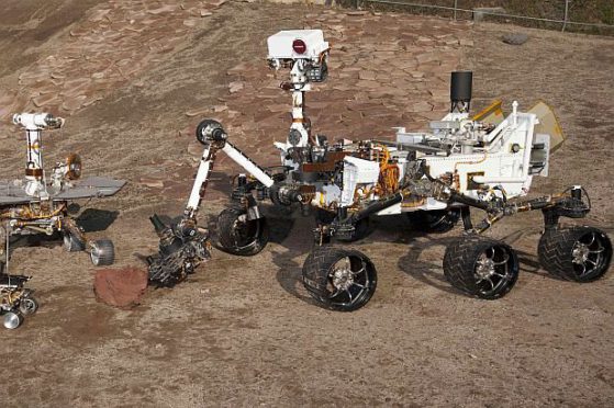 Марсоходът Curiosity. Снимка: Reuters, архив