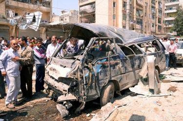 Над 29 души загинаха при взрив на кола-бомба в Алепо. Снимка: ЕПА