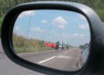 Кола с 2 рускини се обърна пред кортежа на Цветанов