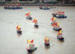 Китайски рибари достигнаха спорните острови Сенкаку. Снимка: japantimes