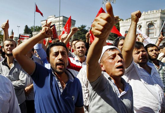 Протести в Турция. Снимка: Reuters 