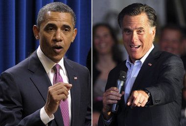 Барак Обама, Мит Ромни, Снимка: CBS
