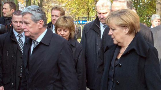 Канцлерът Меркел и Президентът Гаук, Снимка: Tagesschau