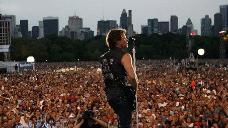 Концерт на Bon Jovi 