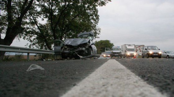 Девет автомобила се удариха край Пловдив