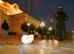 Доматеният протест пред парламента (снимки+видео)