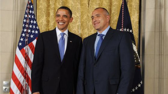 Барак Обама и Бойко Борисов. Снимка: БГНЕС