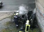"Опел" изгоря при катастрофа край Симитли, шофьорът загина