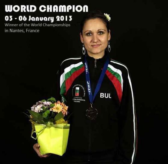 Екатерина Атанасова - световният шампион по джаги. Снимка БГНЕС