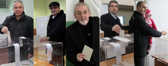 Как гласуваха политиците (снимки)