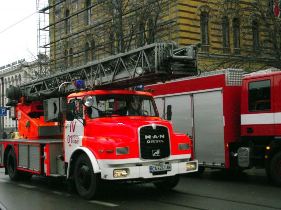 Пожарни автомобили в София. Снимка: Юлиан Христов