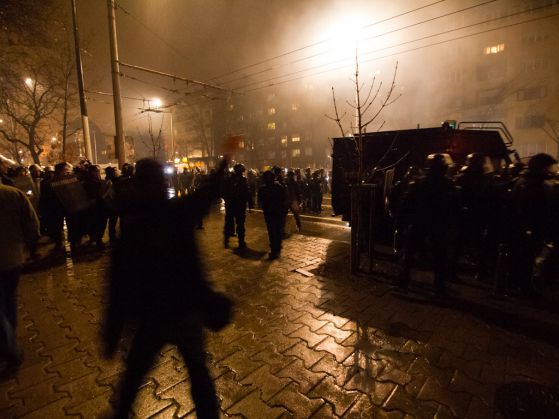 Протестът в София на 19 февруари. Снимка Николай Китанов