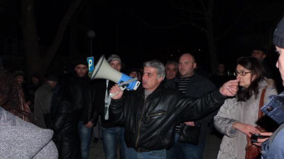 20 февруари. Протест в Сливен. Снимка: Ралица Пашова
