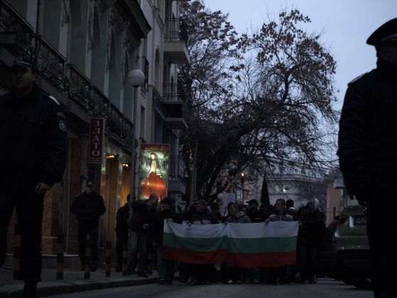 Пловдивчаи се вдигат на бизнес протест. Снимка: OFFNews