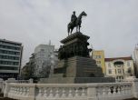 Реставрираният паметник пред парламента. Снимка: БГНЕС