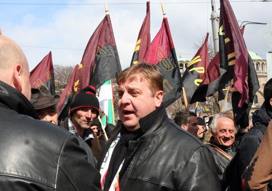 Шествие на ВМРО с лидера й Красимир Каракачанов. Снимка: Сергей Антонов