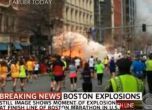 Две експлозии разтърсиха Бостън по време на маратона. Кадър от youtube