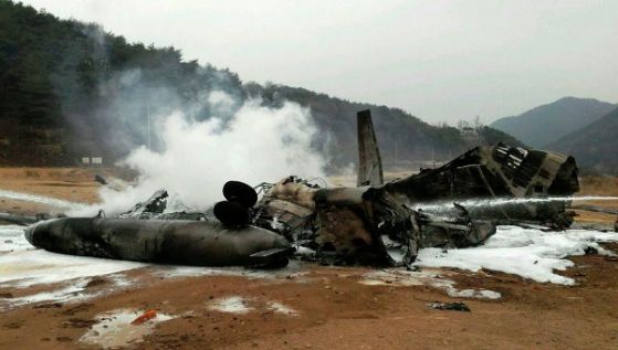 Американски хеликоптер се разби на границата на Северна Корея. Снимка: Reuters