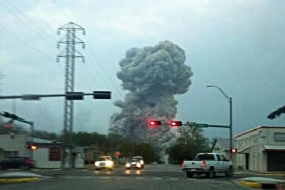 Eксплозия в Тексас отне живота на десетки, Снимка: БГНЕС