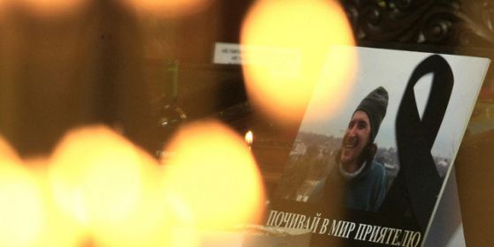 Поклонението за Пламен Горанов, който се самозапали на 18 февруари във Варна, Снимка: БГНЕС